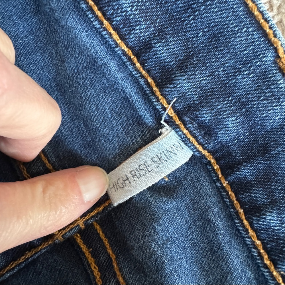 RAG & BONE | high rise blue / bruin denim jeans SIZE 29 - Picture 8 of 10